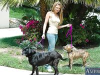 Mia Rose Is Stunning Blonde Who Loves To Have Two Hard Dicks At Her Disposal.