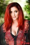 Redhead Gadget Lucy Vixen Is Posing In Lingerie And Flashing Wonderful Boobs