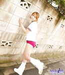 Asian Student Babe Yuri Idols Got Undressed And Naughtily Sitting In Kids' Swimming Pool Outdoors