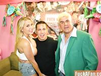 Busty Bimbo Alanah Rae Riding Fat Stick And Then Taking It In The Throat