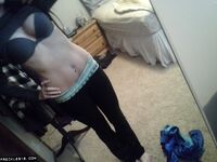 Lewd Brunette Vixen Freckles Is Self Shooting The Body In Erotic Bikini