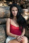 Beautiful Brunette Teen Katya AC Has Fantastic Slits That She Willingly Shows Outdoor