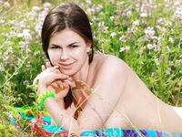 Brunette Honey Karolina Young Needs To Show Off Her Stunning Body Outdoors.