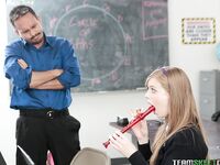 Blowing The Skin Flute. photos (Dolly Leigh)