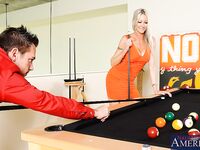 Man Is Playing With The Sexy Lingerie And Oozing Wet Holes Of Milf Emma Starr