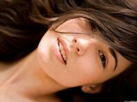 Brunette Girl In Erotic White Pant Thong Emily Grey Is Demonstrating Tiny Boobs And Hot Booty