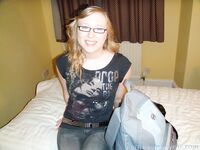 Cum Loving Four-eyed Blonde Honey Satine Spark Gets Her Unbelievably Pink Pussy Nailed POV