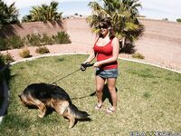 Big Breasted Brunette Brandy Taylor Gets Her Pussy Slammed By Well Dressed Man