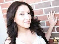 Sexy Latina Vicky Chase Strips In The Bathroom To Do Oral And Pussy Work On The Glory Hole Dick