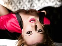 Perfect Round Butt Of Cute Blonde Lexi Belle Is Wrapped Into The Black Panty