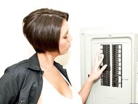 Dylan Ryder Seduces Guy With Her Round DD Boobs And Rides On Top Of His Solid Dick