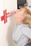 Fair Haired Slutty Lady Doctor Nadija Sapphic Gives Mouth Job At The Hospital photos (Rosemary Moyer)