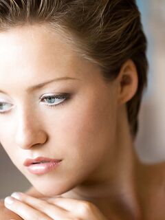 Charming Bimbo Bailey Bae Is Washing Body And Erotically Touching Nude Skin