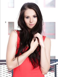 Naughty Vanessa Angel Is Finger Stimulating Pussy Until It Is Dripping Wet