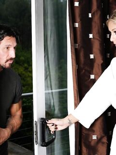 Passionate Babe Madelyn Monroe Is Getting Her Wet Body Hardly Packed By Stiff Ram Rod