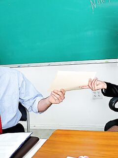 The Furious Bimbo In Stockings Angel Dark Is Kinky Enough To Fuck At The College