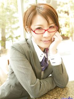 Hot Uniform Babe Yura Idols Spreads Stockings Legs And Gets Vibrator Over Pussy