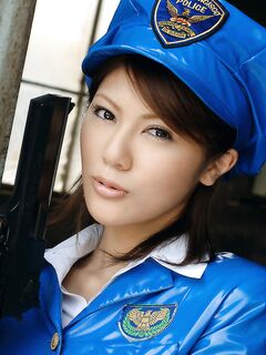 Girl In Sexy Uniform Anna Idols Is Demonstrating Her Sheer Tan Pantyhose Up Skirt