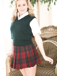 Small Titted Blonde Schoolgirl Ruby Ryder Eats Cock Down And Gets Pussyfucked