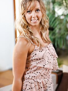 Pretty Blonde Babe With Glasses Screwed In The Living Room photos (Chase Hart)