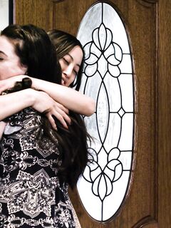 Horny Brunettes Lily Lou And Alexia Anders Pleasuring Each Other In Bed