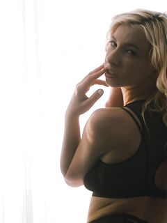 Blonde Bimbo Gets Wrapped In Plastic And Fucked Hard photos (Kenzie Reeves)