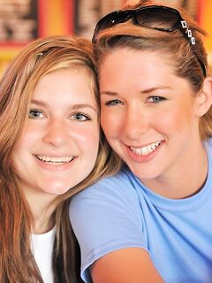Lina FTV And Her Friend Danielle FTV In Wet T-shirt Play With Their Lesbian Pussies In The Pool. photos (Danielle Delaunay)