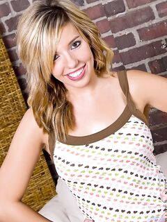 Frisky Hottie Alyssa Nubiles With Silky Smooth Pussy Pulls Off Her Blue Jeans And Beige Panties photos (Kirra Kiss)