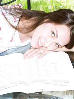 Sweet Teenager Kimber Lee Is Uncovering The View On Her Big Melons Outdoor