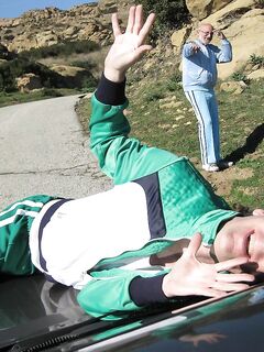 Petite Exotic Teen Tiny Tabby Has Outdoor Sex With Her Horny Older Boyfriend photos (Amai Liu)