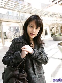 Cute Dark Haired Japanese Babe Tomoka Idols Enjoys In Showing Off Her Sexy Ass And Pussy