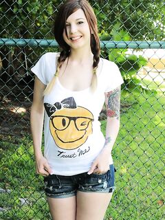 Sporty Girl With Braids Ivy Jean Strips On The Court And Enjoys In Posing Nude