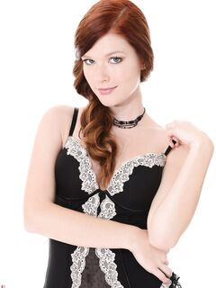 Lingerie Girl Mia Sollis Is Posing Before Cam Shyly Covering Nudity And Sometimes Flashing It