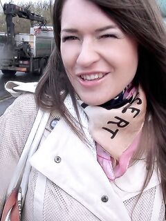 Pretty Chick Beth Chance Is Baring Off Her Bottom And Getting Packed In The Car