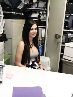 Kendall Karson Is A Sexy Brunette Ready For Some Action. This Babe Has A Sweet Body. Perfect Tits, A Tight Pussy And A Juicy Fat Ass. She Looks So Innocent. I Would Of Never Guessed, She Would Be A Little Sex Freak And She Can Give A Great Blow-job. Dane