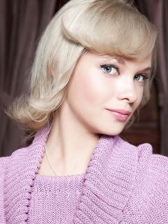 When This Blonde Feeona A Stays Alone At Home She Prefers To Play Around All Naked