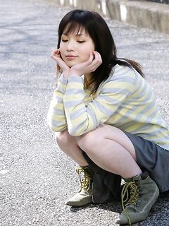 Asian Cutie Ami Idols Is Fooling Around Flashing Her Small Titties And Even The Teenage Cunt