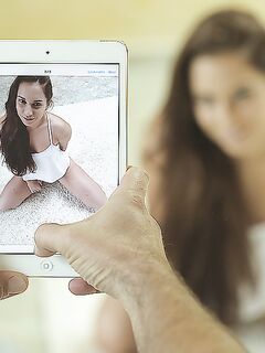 Having Stretched Her Legs Widely Cute Doll Victoria Orman Gets Teen Pussy Fucked In All Poses