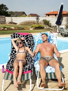 Scrawny Teen Gina Gerson Cuts Her Sunbathing Short For A Hardcore Dicking Beside The Pool.