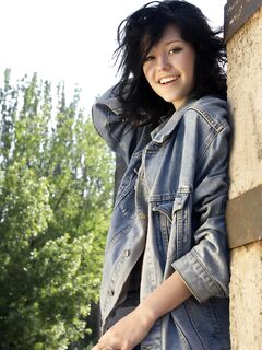 Naughty Brunette Doll Eleonora B Strips And Has Fun Outdoors Pouring Water On Her Nude Body