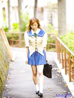 Asian Chippy In Latex Outfit Imokawa Idols Is Stripping To Play With Her Beaver