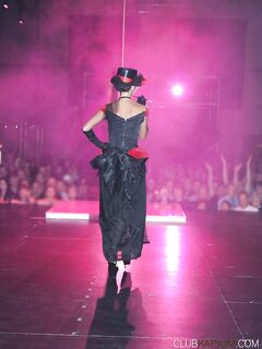 Round Boobed Asian Breathtaker Katsuni Does Striptease In The Nightclub