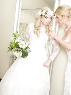 Young Bride Lexi Lore Shares Hard Dick With Her Stepmother photos (Kit Mercer)