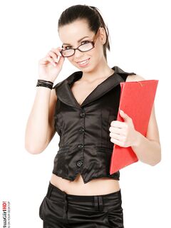 Lusty Teen Jessica Koks In Black Lingerie And Stockings Willing To Please You With Nude Intimacy