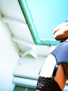 Nude Girl In Stockings Cameron B Teases Guy Outdoor And Plunges Into Heavy Fucking