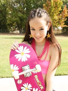 Skinny Tiny Titted Teen Tiny Tabby With Bald Warm Pussy Gets Hardcored And Facialized photos (Amai Liu)