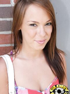 Girl Haley Sweet Opens Mouth And Shaved Pussy Lips For The Black Rod In The Glory Hole