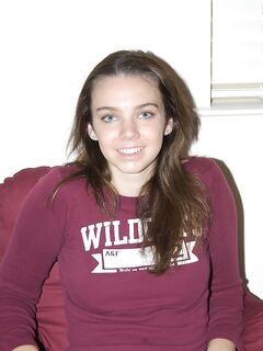 Brown Haired Girl Next Door Tiffany Tyler Gets Fully Nude And Spreads Her Pussy Lips