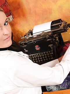 Elisse Rocka With Tiny Tits And Smooth Snatch Poses Naked After Losing Her White Lingerie