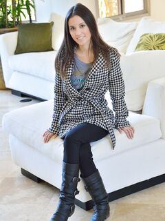 Having Gone Out Of Panty Cute Brunette Aubrey FTV Demonstrates Her Nice Shaved Clefts photos (Aubrey Sweet)